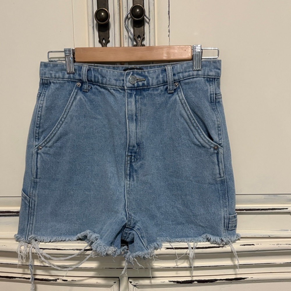 Casual Light Blue Denim Jean Shorts